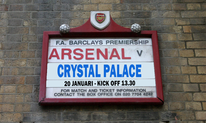 Biljettinfo: Arsenal V Crystal Palace | Arsenal Sweden